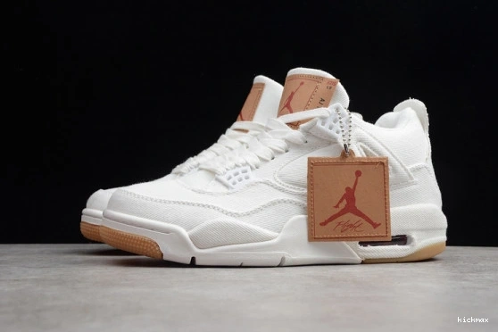 Retro 100 AO2571 Air 4 100 AO2571 (Levi's Levi's Jordan White Tag) 0522